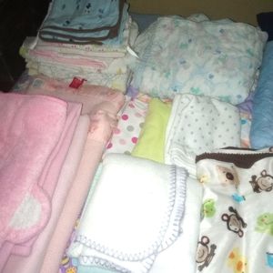 Baby blanket lot